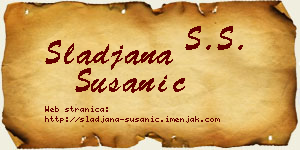 Slađana Susanić vizit kartica